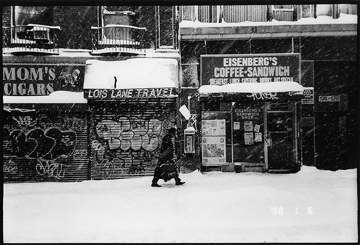 SCHNEE AUF DER 5TH AVENUE